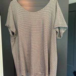 Black and white striped shirt